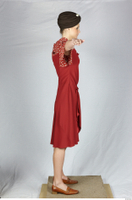  Photos Woman in Historical Dress 15 20th century Historical clothing Red Dress a poses whole body 0007.jpg